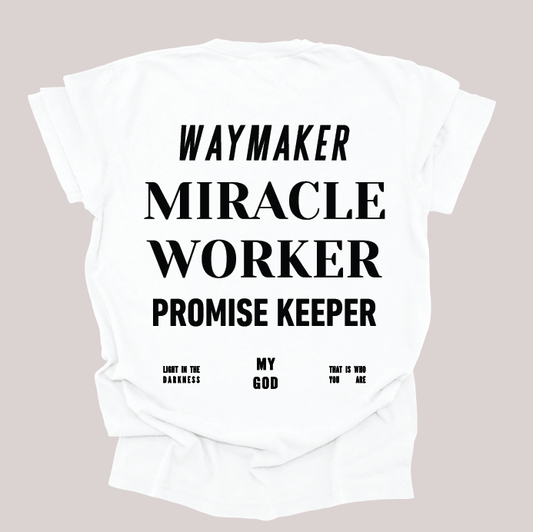 Waymaker Tee- White